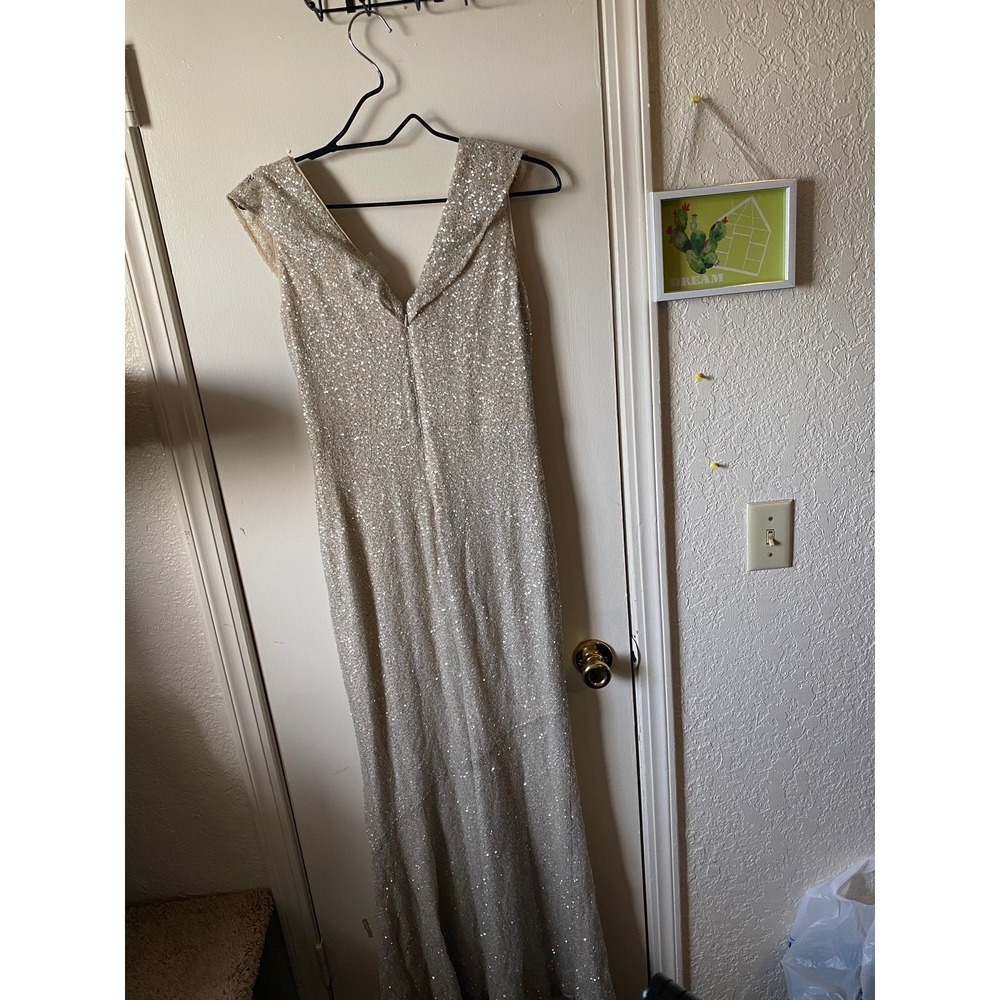 Lauren Ralph Lauren Sequin Gown Formal Dress Sleeveless Evening Party size 2 - Picture 5 of 9